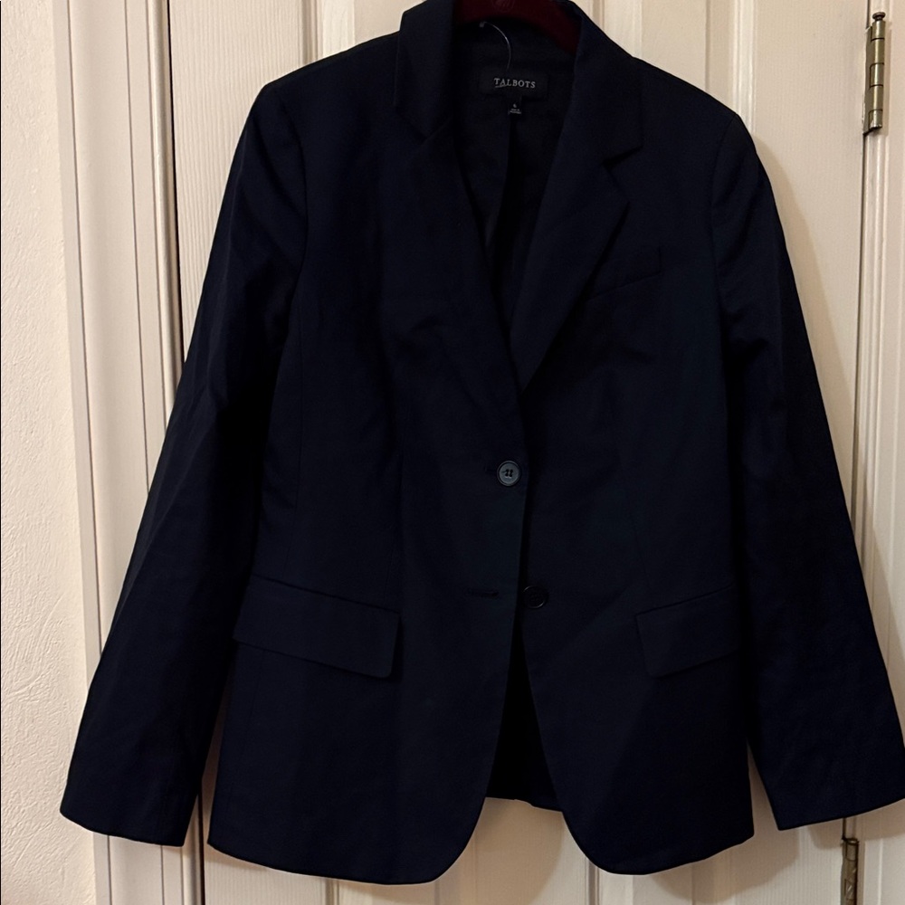Talbots Women's Elegant Navy Blazer
